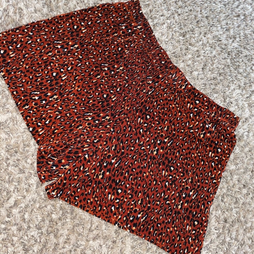 Leopard Print Shorts